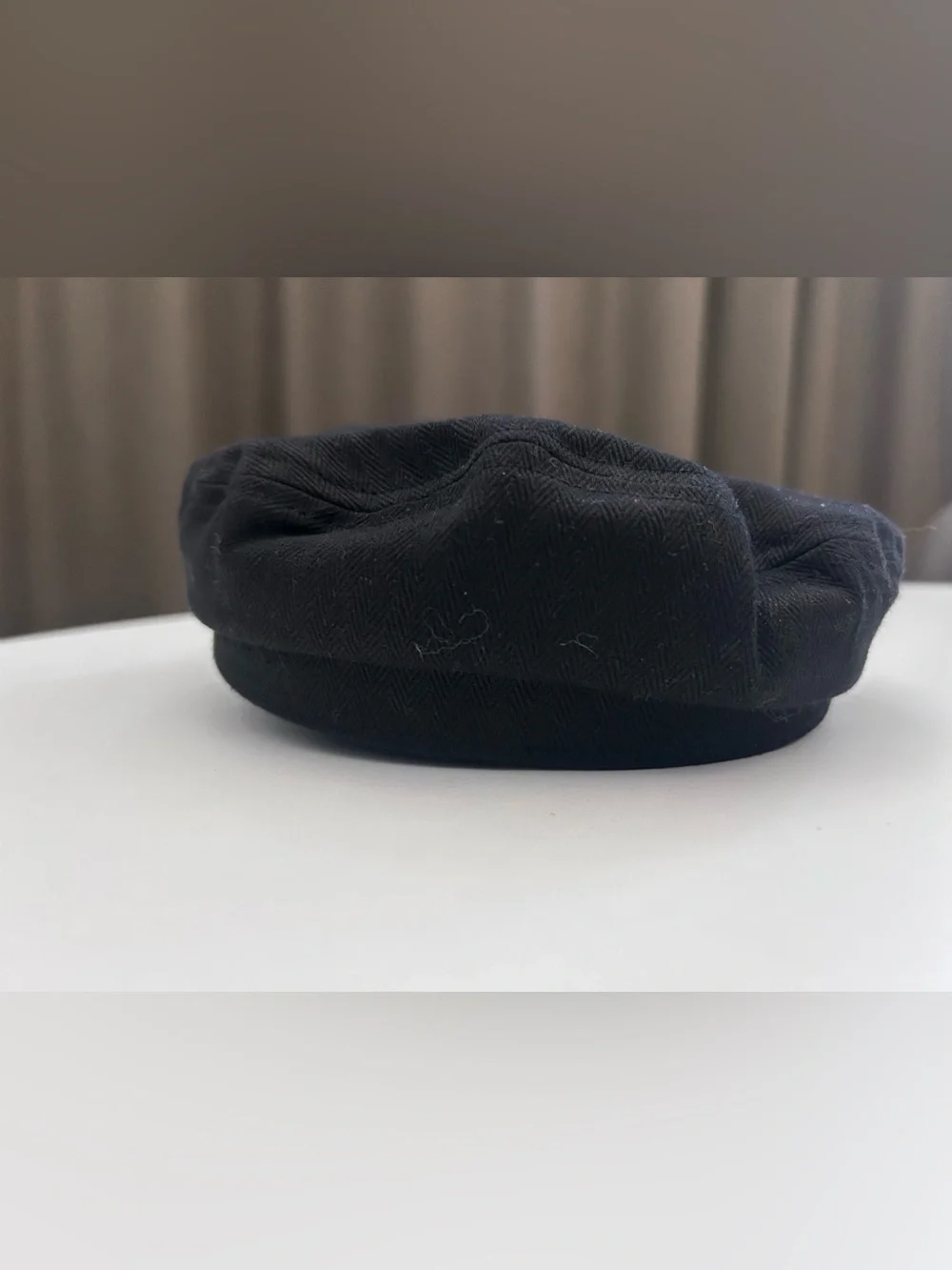 Brixton Black Fisherman Cap with Braided Trim